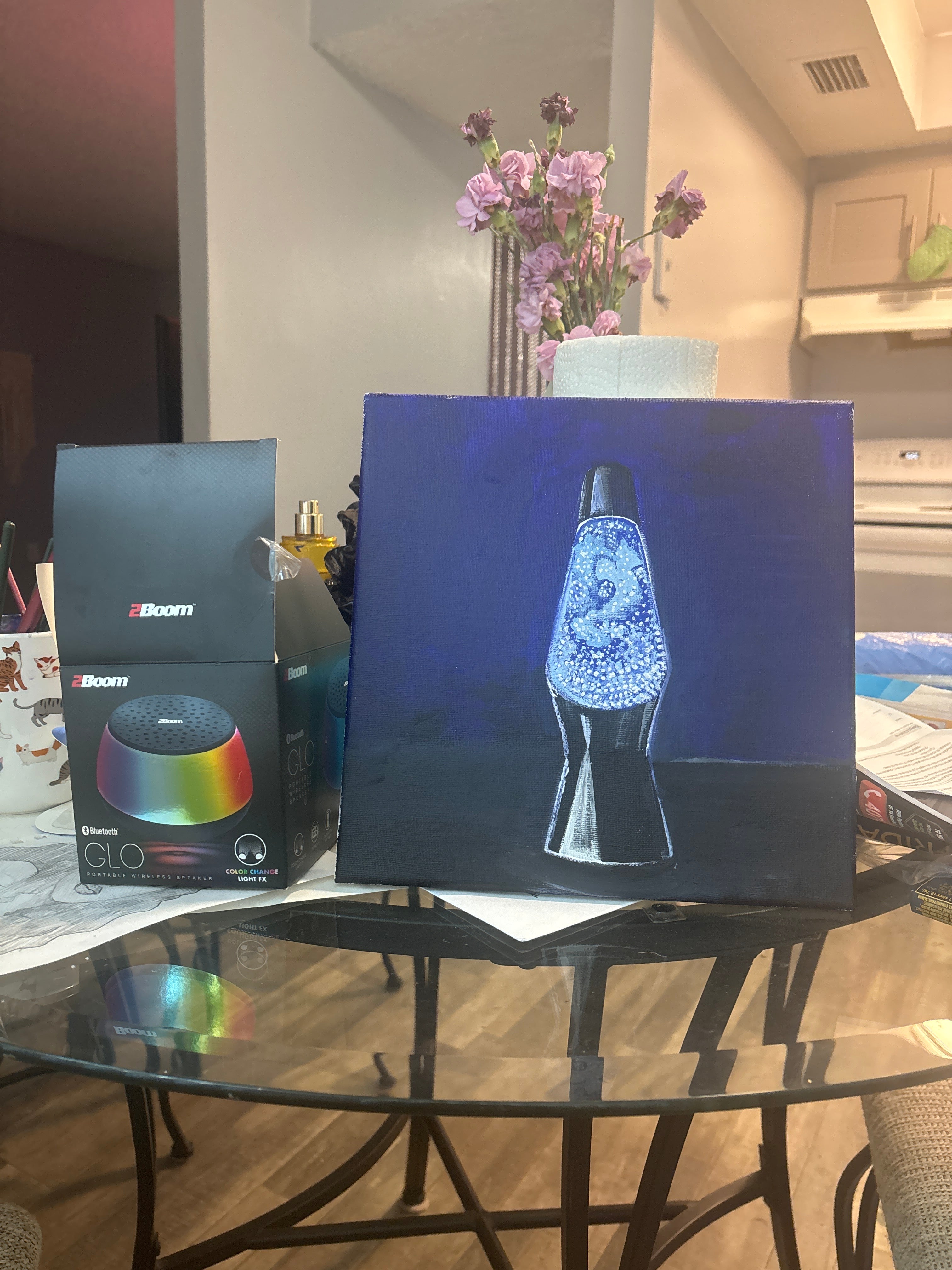 Lava Lamp acrylic on canvas